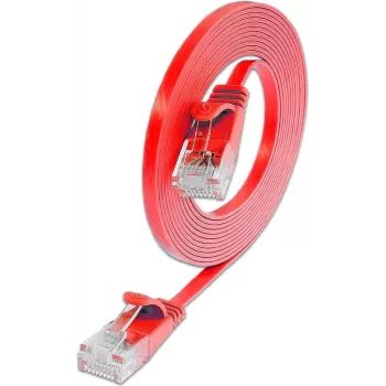 Wirewin Cat.6 Slim Ethernet-patchkabel U/UTP 0,5 m rood PKW-SLIM-KAT6 0.5 RT