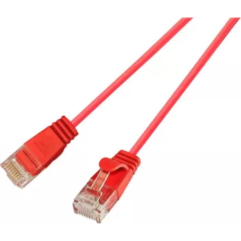 Wirewin Cat.6 Slim-Light patchkabel U/UTP 0,15 m rood PKW-LIGHT-K6 0.15 RT