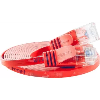 Wirewin Cat.6 SLIM patchkabel U/UTP 0,15 m oranje PKW-SLIM-KAT6 0.15 OR