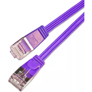 Wirewin Cat6 Slim-patchkabel U/FTP plat violet 15m PKW-STP-SLIM-KAT6 15.0 VT