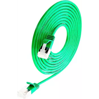 Wirewin Light patchkabel rond U/FTP Cat 6a groen 3,0 m slank flexibel dun PoE PKW-LIGHT-STP-K6A 3.0 GN
