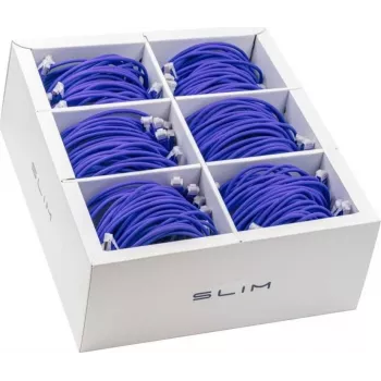 Wirewin SLIM-LS-K6A 1.5 VT 60 - Cat.6A U/FTP Slim Ethernet-patchkabel, 1,5 m, violet, 60-pack