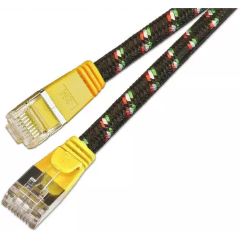 Wirewin Cat.6 SLIM-Tough patchkabel F/FTP 0,5 m geel PKW-TOUGH-STP-K6 0.5 GE