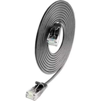 Wirewin SLIM KAT6A 10 Gigabit Light patchkabel, U/UTP, Ø 3,6 mm, zwart, 1,0 m SLIM-L-UU-K6A 1.0 BK