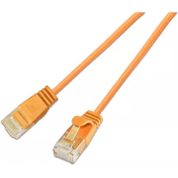 Wirewin Cat6A 10 Gigabit slim ethernet-patchkabel, U/UTP, 3,6mm, oranje, 7,5m SLIM-L-UU-K6A 7.5 OR