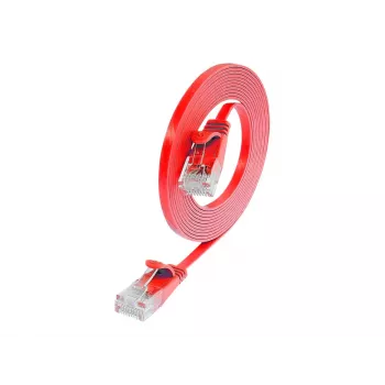 Wirewin Cat.6 Slim Ethernet-patchkabel U/UTP 1m rood PKW-SLIM-KAT6 1.0 RT