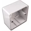 Wirewin opbouwframe voor datacontactdozen, zuiver wit RAL 9010 (TKS-APR WS)