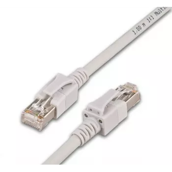 Wirewin PKL-PIMF-KAT6A 2 m Cat6a S/FTP netwerkkabel (RJ45, 10 Gbps, 500 MHz, wit) PKL-PIMF-KAT6A 2.0