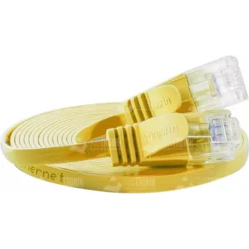Wirewin Cat.6 U/UTP slim patchkabel, 0,15 m, geel PKW-SLIM-KAT6 0.15 GE