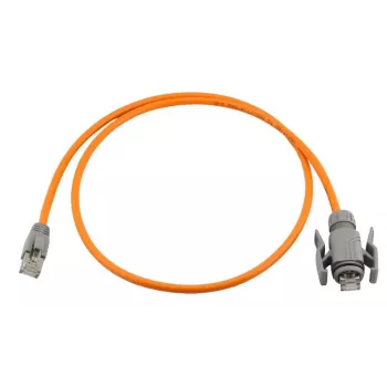 Wirewin Industrial CAT6A S/FTP PUR patchkabel, RJ45 IP67, 10m, oranje PKW-I1-SF-K6A-PUR 10.0 OR