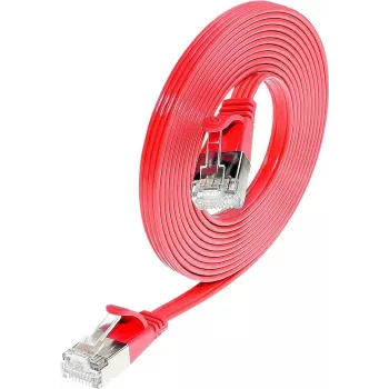Wirewin Triotronik PKW-STP-SLIM-KAT6 20,0 RT Cat6 U/FTP Slim Ethernet patchkabel, RJ45 stekker naar stekker, 20 m, zwart