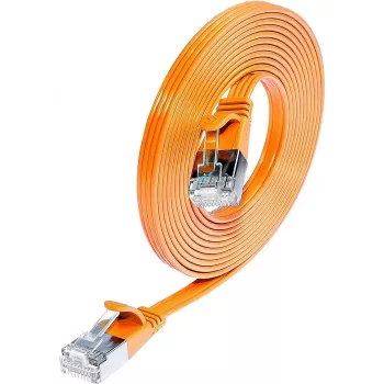 Wirewin SLIM S6 1,5 m oranje Cat.6 Slim patchkabel STP (PIMF) RJ45 PKW-STP-SLIM-KAT6 1.5 OR
