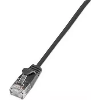 Wirewin Triotronik PKW-LIGHT-STP-K6 1.0 SW Cat6 STP patchkabel, RJ-45 stekker naar stekker, 1m, zwart