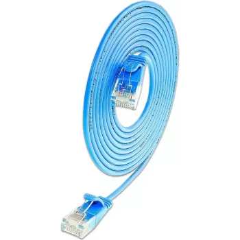 Wirewin PKW-LIGHT-K6 3.0 BL - Cat.6 Slim-patchkabel, U/UTP, 3 m, blauw