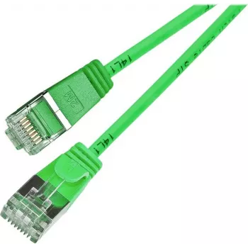 Wirewin Triotronik PKW-LIGHT-STP-K6 0,5 GN Cat6 afgeschermde Ethernet-patchkabel, RJ-45 stekker naar stekker, 0,5 m, groen