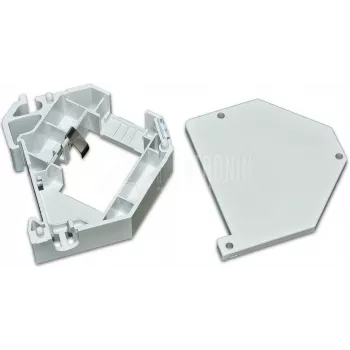 Wirewin WKS DIN-railkit – Keystone-bus DIN-rail montagebeugel, kunststof, grijs