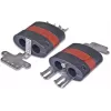 Optotec siliconen koudkrimp kabeldoorvoer afdichtingsset voor 2 kabels (12-20mm), ovaal FTTx (FOCUS-ODCKIT-CCSO-2X20)
