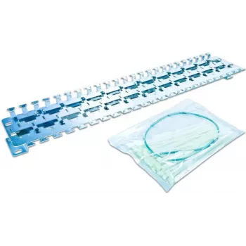 Wirewin hoogwaardig 24-poorts Keystone module blindpaneel, 19 inch, metaal, afgeschermd Keystone-systeem (WKS PANEL 24 CON MOD)