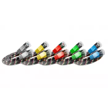 Wirewin SLIM ST6 2 GE - Cat.6 SLIM-Tough kabel, F/FTP, 2,0 m, geel PKW-TOUGH-STP-K6 2.0 GE