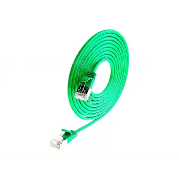 Wirewin Triotronik PKW-LIGHT-STP-K6 5.0 GN Cat6 STP patchkabel, RJ-45 stekker naar RJ-45 stekker, 5 m, groen