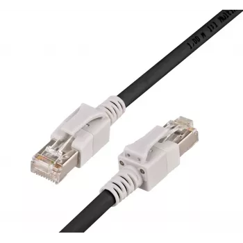 Wirewin PKW-OUT-K5E 0,3 netwerkkabel, zwart, 0,3 m, Cat5e, U/FTP (STP), RJ45