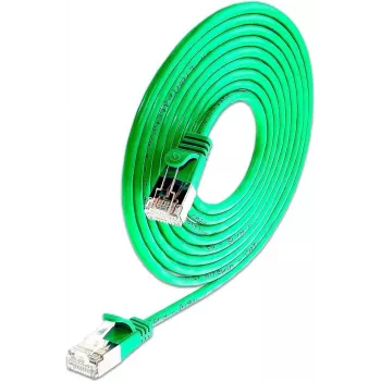 Wirewin Light patchkabel rond U/FTP Cat 6a groen 0,5m slank flexibel PoE PKW-LIGHT-STP-K6A 0.5 GN