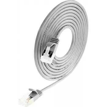 Wirewin Cat 6a U/FTP slim patchkabel, 0,25m, grijs PKW-LIGHT-STP-K6A 0.25
