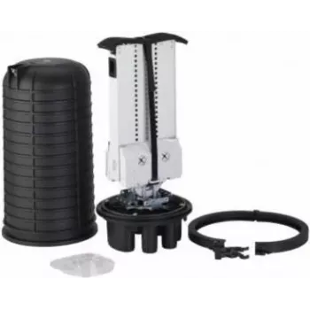 Optotec IP68 Outdoor Dome Lassmof FOCUS-ODC2-AB, 432 vezels, 1 ovale + 6 ronde FTTx-poorten, 525 mm hoogte