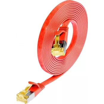 Wirewin SLIM Cat6a U/FTP patchkabel, RJ-45, 5 m, rood PKW-STP-SLIM-K6A 5.0 RT