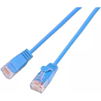 Wirewin SLIM UL6 5 BL - Cat.6 SLIM-Light patchkabel, U/UTP, 5,0 m, blauw (PKW-LIGHT-K6 5.0 BL)
