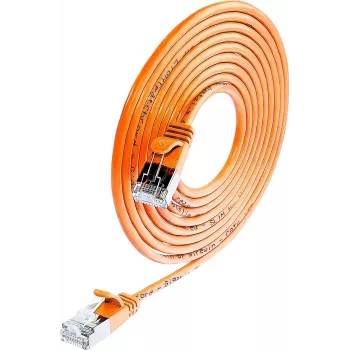Wirewin Triotronik PKW-LIGHT-STP-K6 5.0 OR Cat6 F/FTP-patchkabel, RJ-45 stekker/stekker, 5 m, oranje
