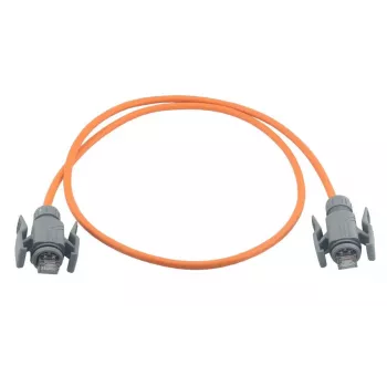 Wirewin Industrial Cat6a S/FTP PUR-patchkabel, 5 m, oranje, IP67 RJ45 PKW-I2-SF-K6A-PUR 5.0 OR