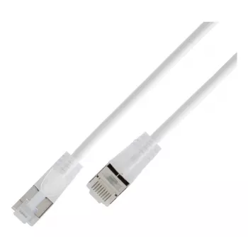 Wirewin SLIM KAT6A 10 Gigabit Light-patchkabel rond, U/UTP, Ø 3,6 mm, wit (SLIM-L-UU-K6A 3.0 WT)