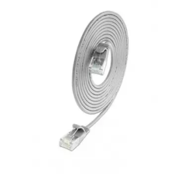 Wirewin SLIM KAT6A 10 Gigabit Light-patchkabel rond, U/UTP, Ø 3,6 mm, grijs (SLIM-L-UU-K6A 1.5)
