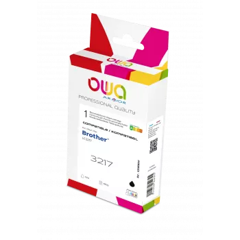 Armor K20819OW compatibele zwarte inktcartridge voor Brother LC3217