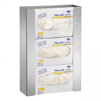Bartscher handschoendispenser K30 850025 zilver roestvrij staal