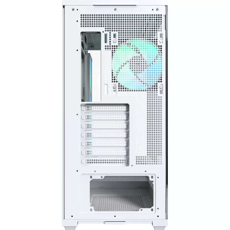 MONTECH TG3 Pc-behuizing, gehard glas x2, wit