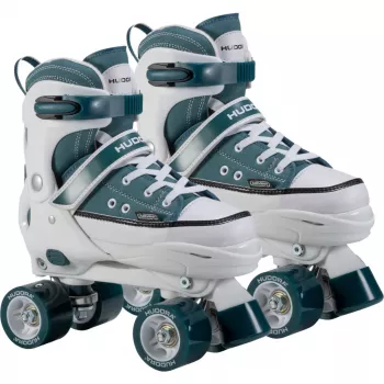 HUDORA inlineskates maat 28-31, blauw/wit, sneaker-look