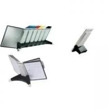DURABLE SHERPA TABLE 10 tafel-referentiesysteem, 10 A4-panelen, zwart 563222