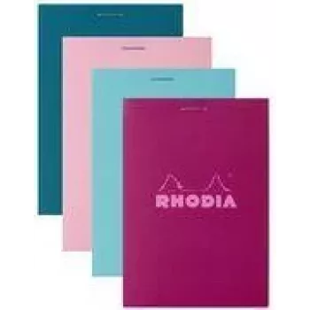 Rhodia No. 11 A7 geruit notitieboek, diverse kleuren, 80 vel, 10-pack 11295C
