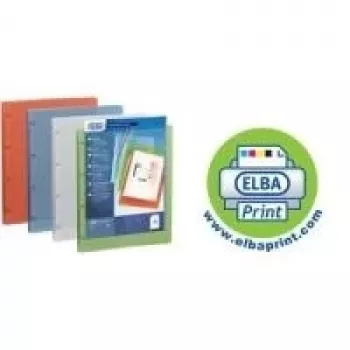 ELBA POLYVISION A4 presentatie-ringband, 4 D-ring, 20 mm rug, transparant PP 959034-17
