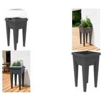 EDA mini verhoogde bak VEG&Table Aromatique, antraciet, 23L, 385x385x680mm 013927 G.ANT CX