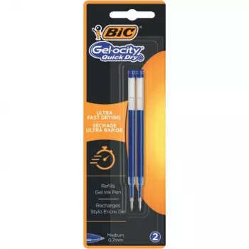 BIC Intensity Quick Dry gelpen navulling S blauw voor Gelocity en Ecolutions Reaction 967378