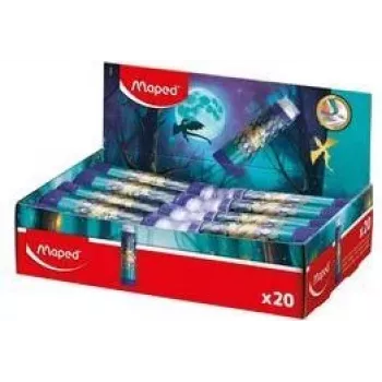 Maped DRAGON kunststof gum, lippenstiftformaat, twist-out, 20er-display 152025