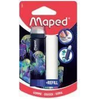 Maped Deepsea Paradise gum met navulling, lippenstiftstijl, 1 stuk 152011
