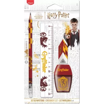 Maped Harry Potter Gryffindor schrijfpakket, 4 delen, blisterverpakking (981880)