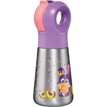 Maped PICNIK isoleer-drinkfles haas 350 ml roestvrij staal met rietje 873002