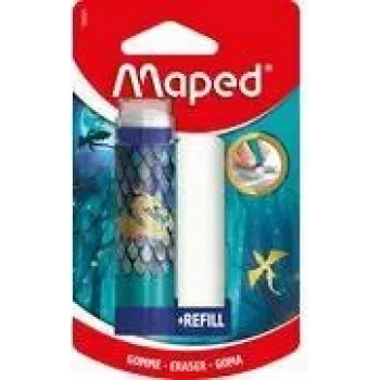 Maped DRAGON Twist-Out kunststof gum met navulling, lippenstiftformaat, blisterverpakking 152024
