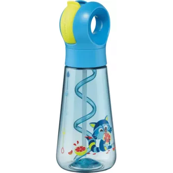 Maped PICNIK Raccoon drinkfles 0,5 L blauw met rietje 873101