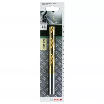 Bosch HSS spiraalboor 6 mm TiN-gecoat DIN 338 cilindrische schacht 2609255100